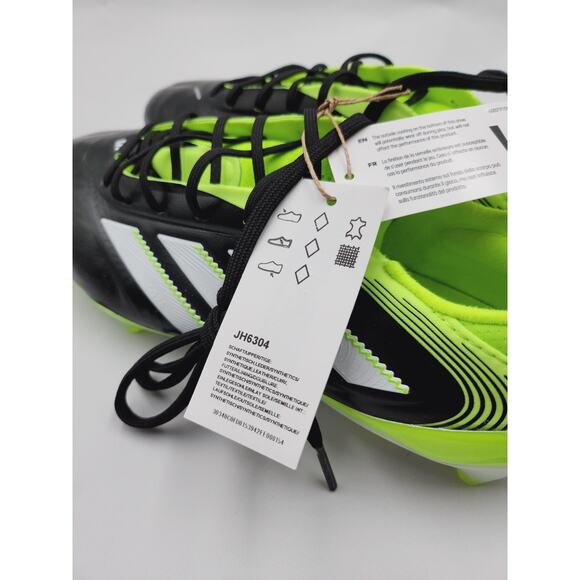 8 Men/9 Women- Adidas Copa Pure 3 Elite FG Black Volt Soccer Cleats NEW JH6304